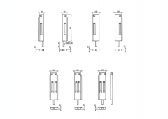 EXTENTION PILLARS WITH LEVER