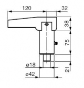 Clamp of Stop, d18,