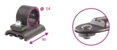 Plastic yoke for mudguard holder 