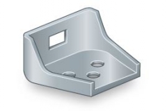 Heavy low shett bracket, galvanized