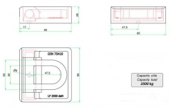 Steel lashing ring