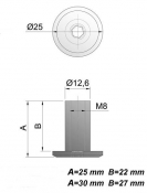 Távtartó alu. profilba Aluminium A=30