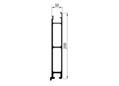 Sistem HERCULE 32 profil oblon inferior 200