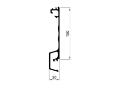 Sistem TR 5 profil oblon intermediar de 200mm