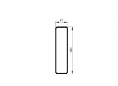 Curtain board, pine  3200mmx100mmx25mm