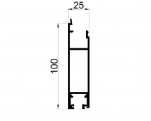 SNAP LOCK system 100 mm lower with rubber