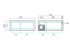 Refrigerator box for Scania 44L