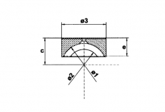 PVC cupfor support