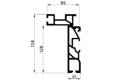 Profil aluminiu Slim Light